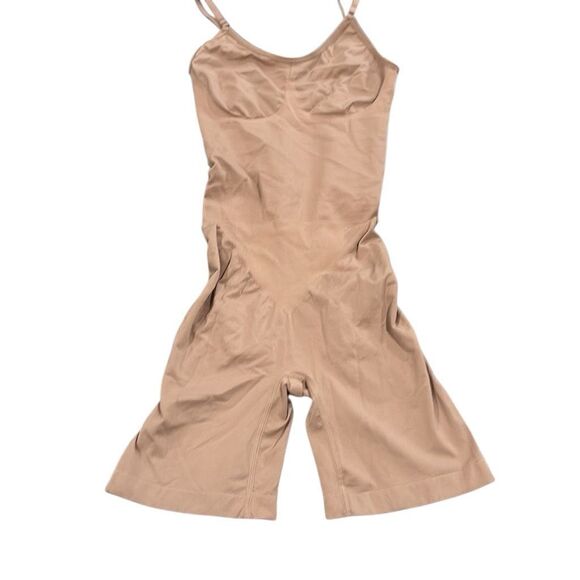 Heyshape Beige Shapewear Bodysuit Adjustable Straps Tummy Control Seamless Large - Picture 1 of 7